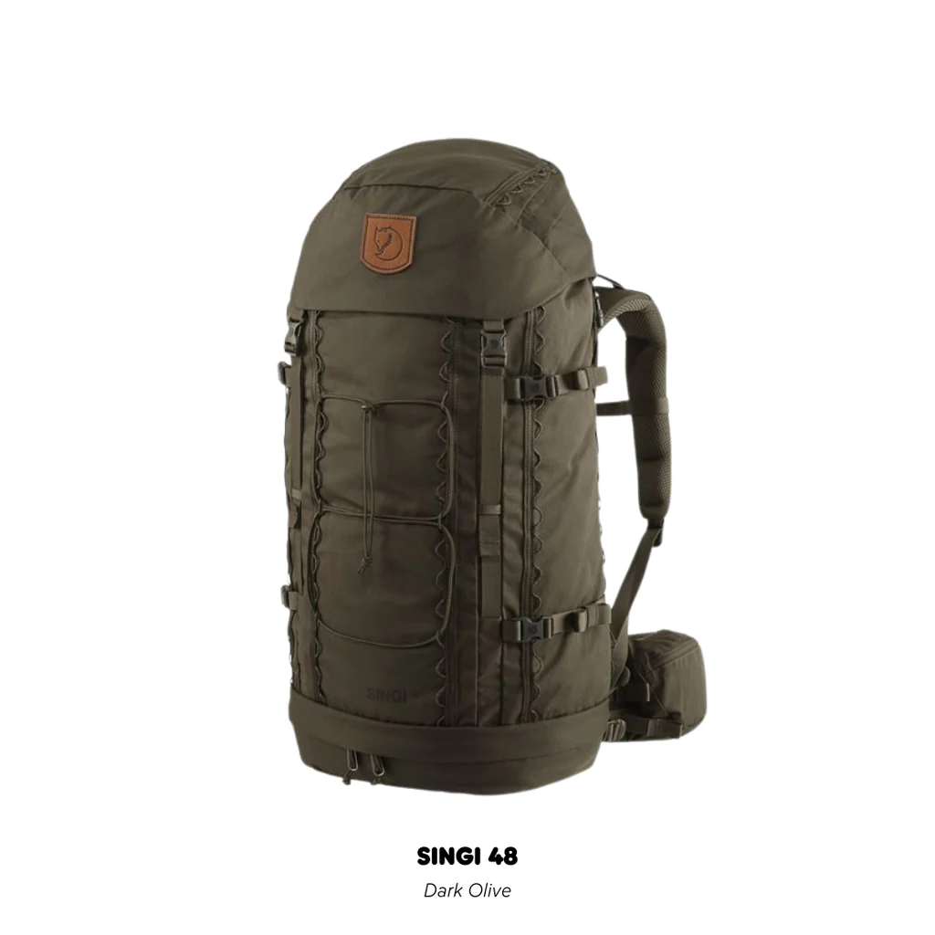 FJALLRAVEN SINGI 48 DARK OLIVE